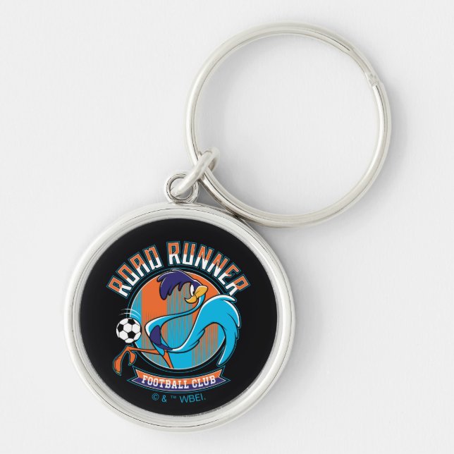 ROAD RUNNER™ Football Club Badge Keychain (Front)