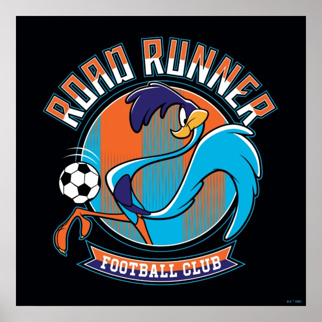 ROAD RUNNER™ Football Club Badge Poster (Front)