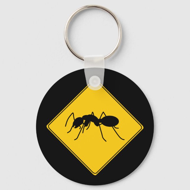 Road Sign- Ant Keychain (Front)