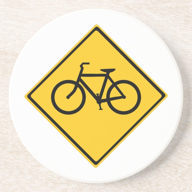 Road Sign Bicycle Coaster (Front)