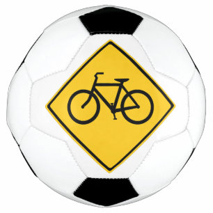 Road Sign Bicycle Soccer Ball