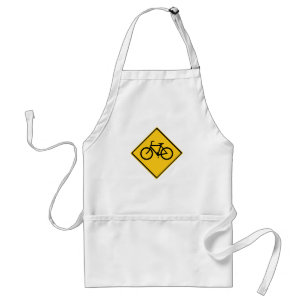 Road Sign Bicycle Standard Apron