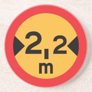 Road sign coaster