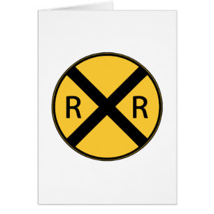 Road Sign Railroad Crossing