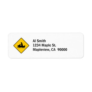 Road Sign- Snowmobile