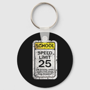 Road Signs Funny Traffic Signs Halloween Costume P Keychain