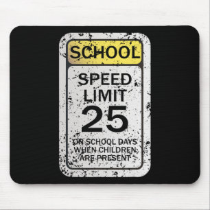 Road Signs Funny Traffic Signs Halloween Costume P Mouse Pad