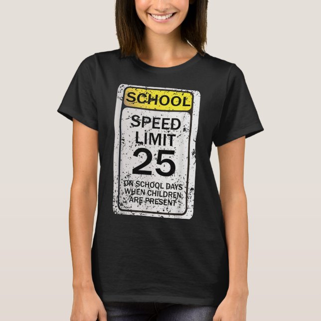 Road Signs Funny Traffic Signs Halloween Costume P T-Shirt (Front)