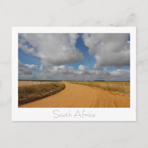 Road South Africa Landscape Postcard