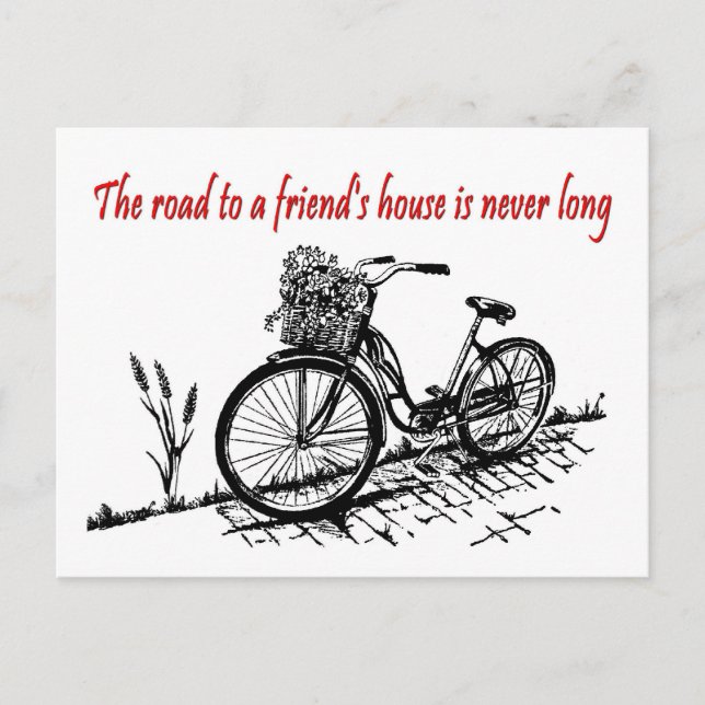 Road to a Friends House Postcard (Front)