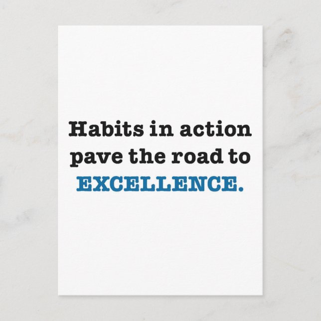 Road to Exellence Postcard (Front)