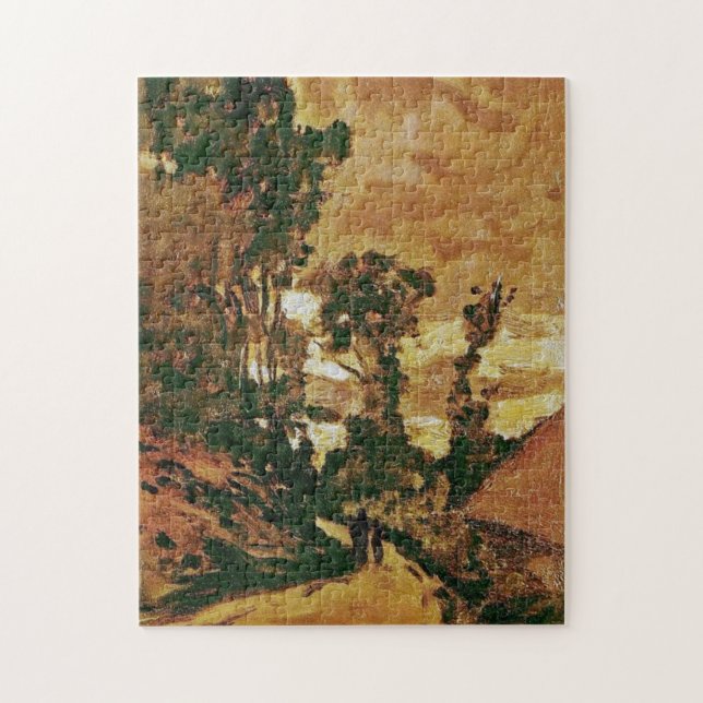 Road to Farm Saint-Simeon Monet Fine Art Jigsaw Puzzle (Vertical)