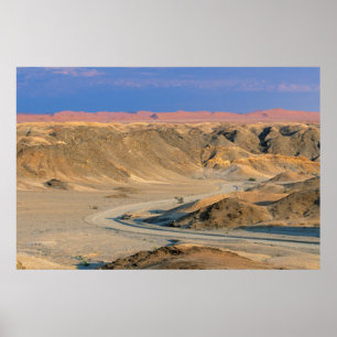 Road To Homeb Through Desert, Namib-Naukluft Poster