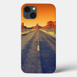 Road To Monument Valley At Sunset iPhone 13 Case