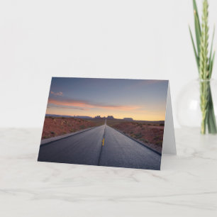 Road to Monument Valley Tribal Park Card