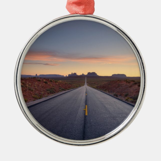 Road to Monument Valley Tribal Park Metal Ornament (Front)