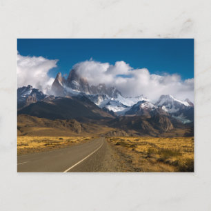 Road To Mount Fitzroy, Patagonia Postcard