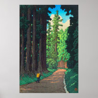 Road to Nikko by Kawase Hasui Japanese Art
