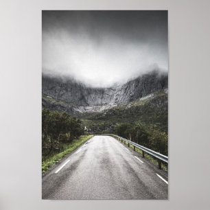 Road to Nusfjord Poster