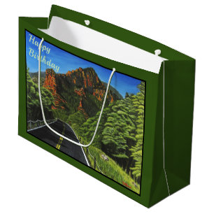 Road to Slide Rock, Sedona Large Gift Bag