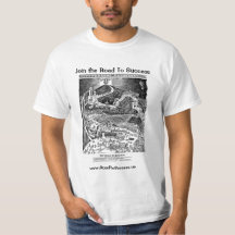 ROAD TO SUCCESS Famous Motivational T-Shirt