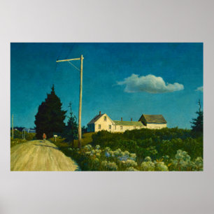 Road to the Jones House by Newell Convers Wyeth Poster