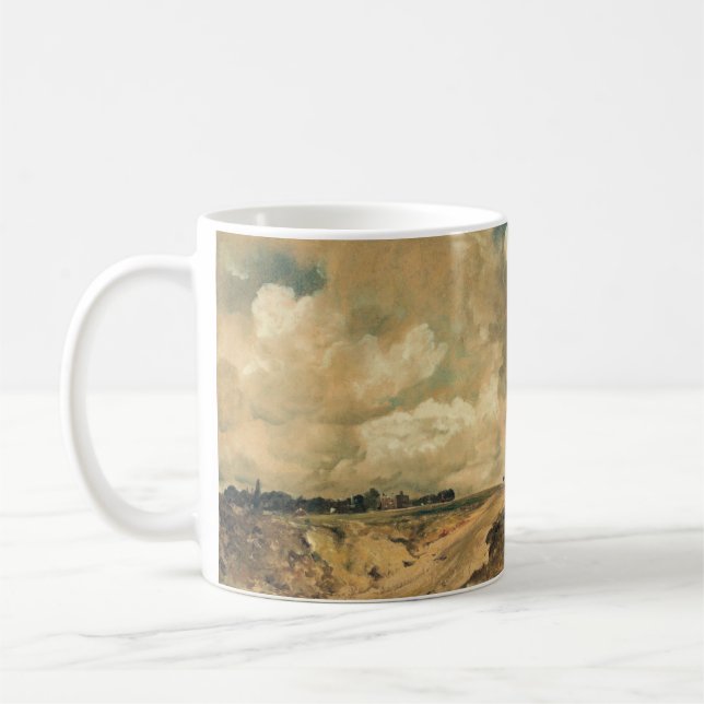 Road to the Spaniards, Hampstead by John Constable Coffee Mug (Left)