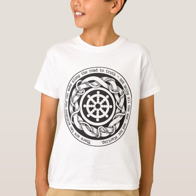 Road to Truth Dharma Wheel T-Shirt (Front)