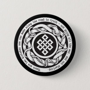 Road to Truth Endless Knot 2 Inch Round Button