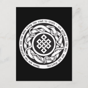 Road to Truth Endless Knot Postcard