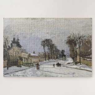 Road to Versailles at Louveciennes 1869 – Pissarro Jigsaw Puzzle