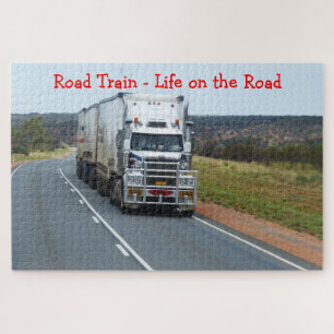 Road Train Life on the Road Truck Jigsaw Puzzle