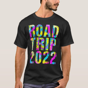 Road Trip 2022 Tie Dye  Matching Family T-Shirt