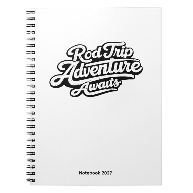 Road Trip Adventure Awaits Notebook (Front)