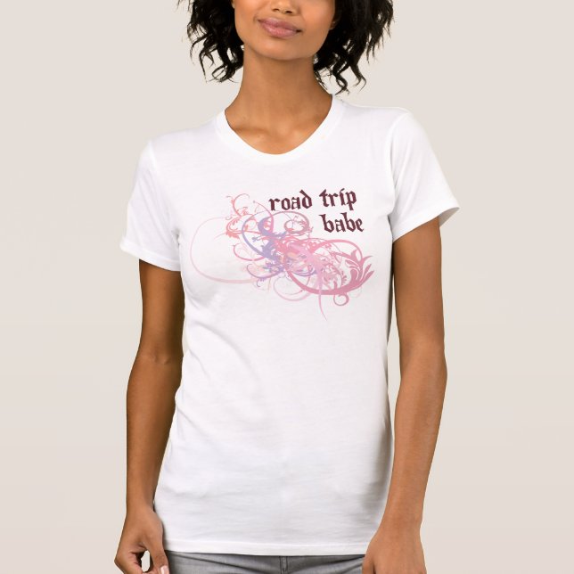 Road Trip Babe T-Shirt (Front)