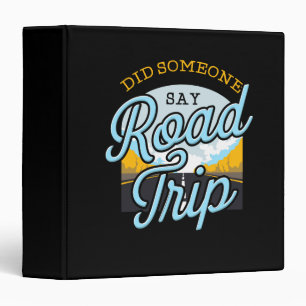 Road Trip Camping Outdoor Gift Binder