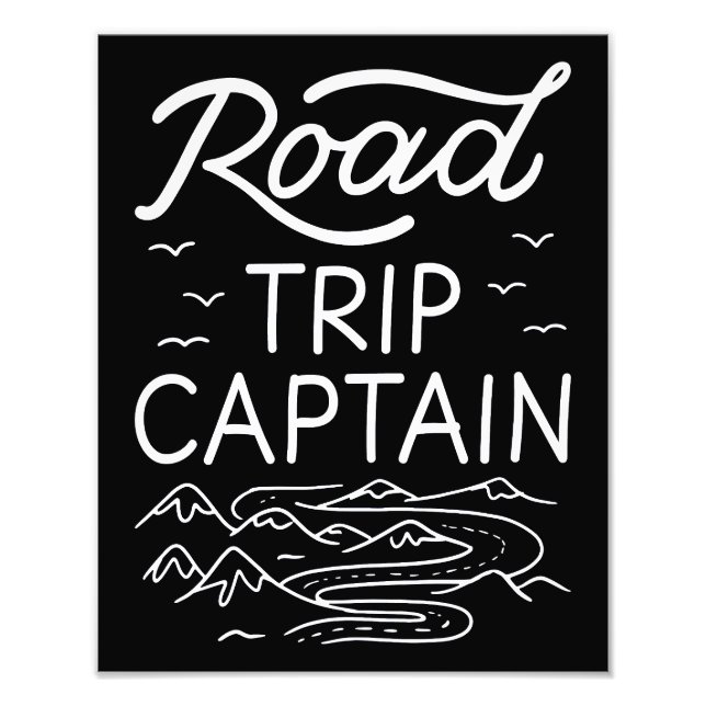 Road Trip Captain I Photo Print (Front)