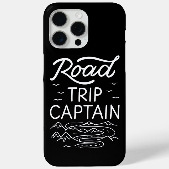 Road Trip Captain I - RV Pilot Camping Vacation Case-Mate iPhone Case (Back)