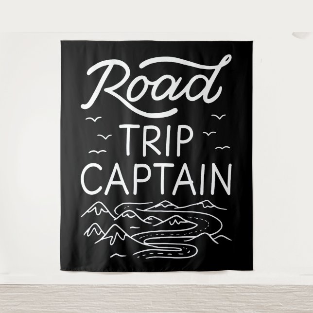 Road Trip Captain I Tapestry (Front)