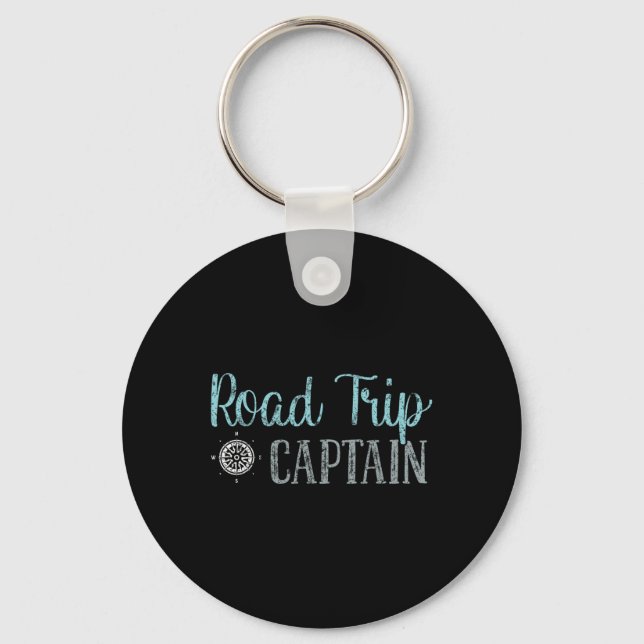 Road Trip Captain Road Trip  Keychain (Front)