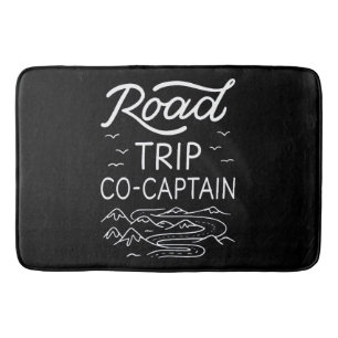 Road Trip Co-Captain I - RV Navigator Camping Love Bath Mat