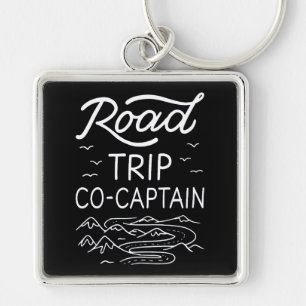Road Trip Co-Captain I - RV Navigator Camping Love Keychain