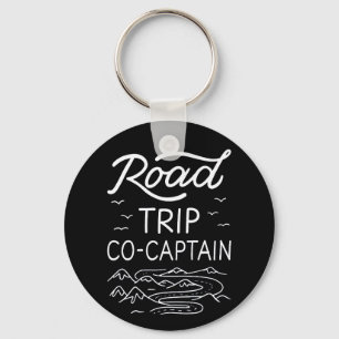 Road Trip Co-Captain I - RV Navigator Camping Love Keychain