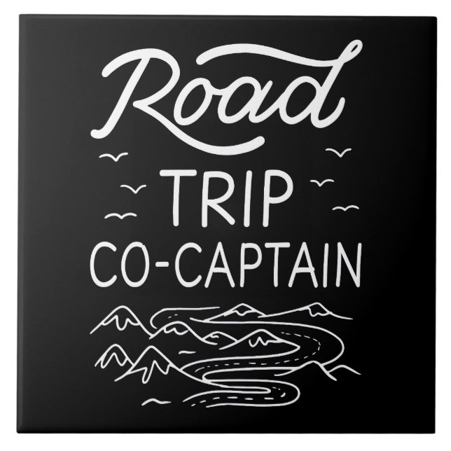 Road Trip Co-Captain I Tile (Front)