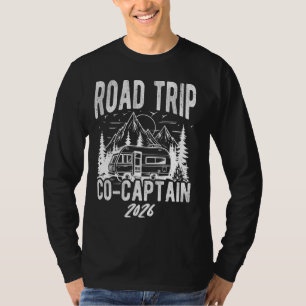 Road Trip CO-CAPTAIN Vacation Road Trip Travel Nat T-Shirt