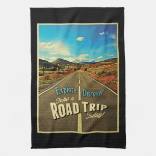 Road Trip Kitchen Towel
