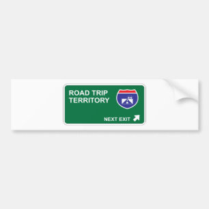 Road Trip Next Exit Bumper Sticker