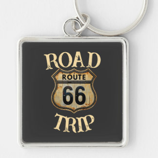 Road Trip Route 66 Keychain