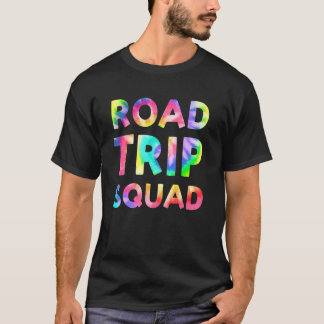 Road Trip Squad 2022 Tie Dye For Matching Family T-Shirt