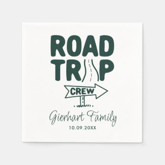 Road Trip Vacation Family Swag Custom Napkin